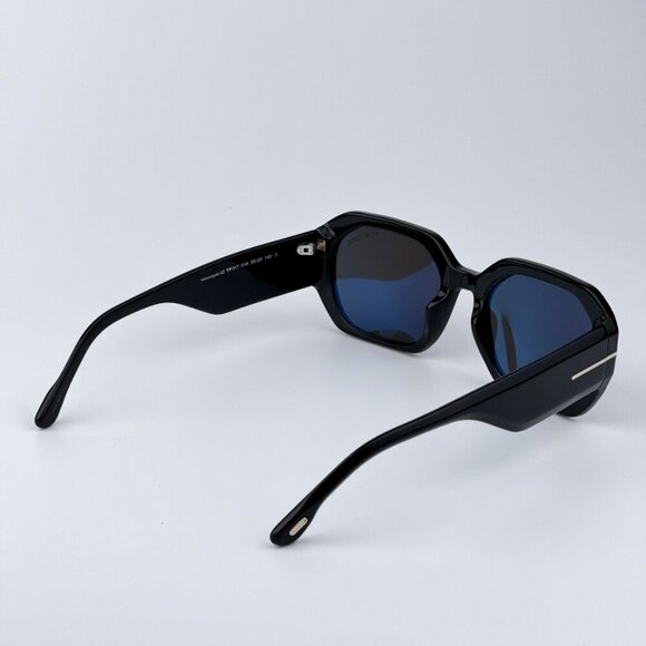 Tom Ford Women Black Smoke Square BRAND NEW Sunglasses VERONIQUE-02 FT0917 01A main image 5